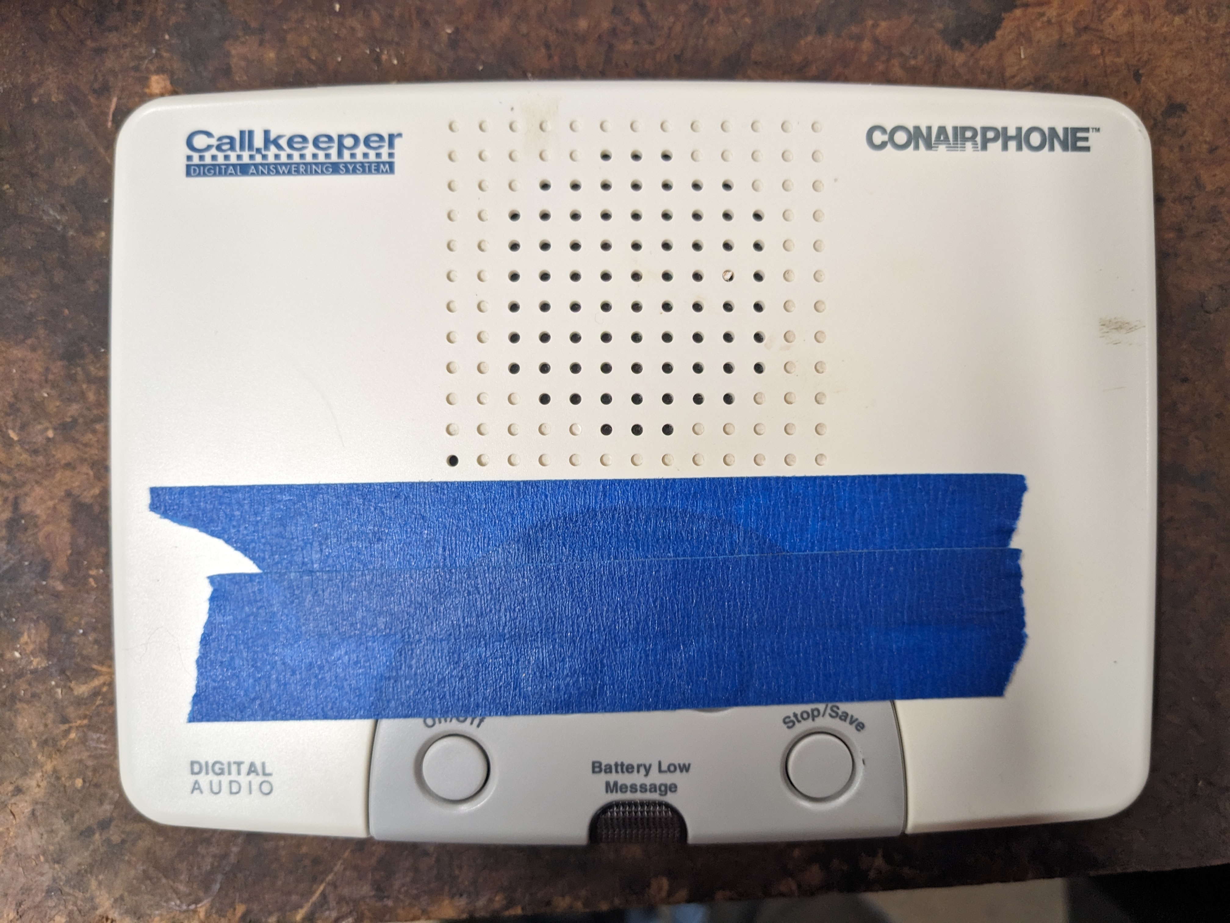 The Callkeeper as I was prepping to paint it