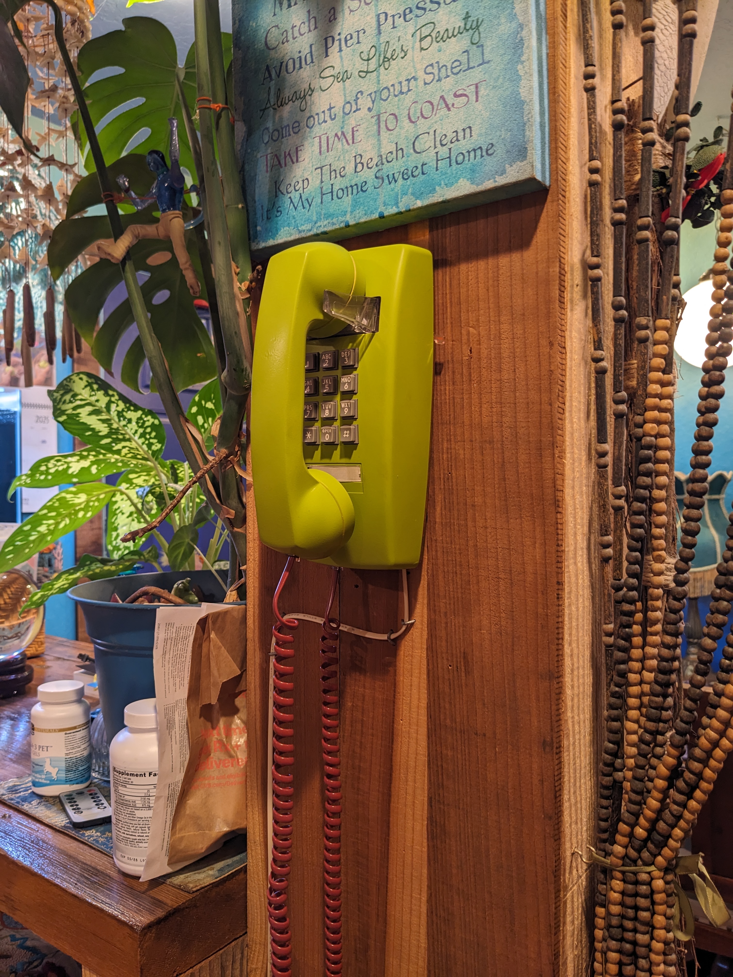 Finished mounted phone